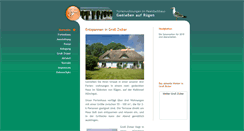 Desktop Screenshot of ferienwohnung-ruegen-grosszicker.de